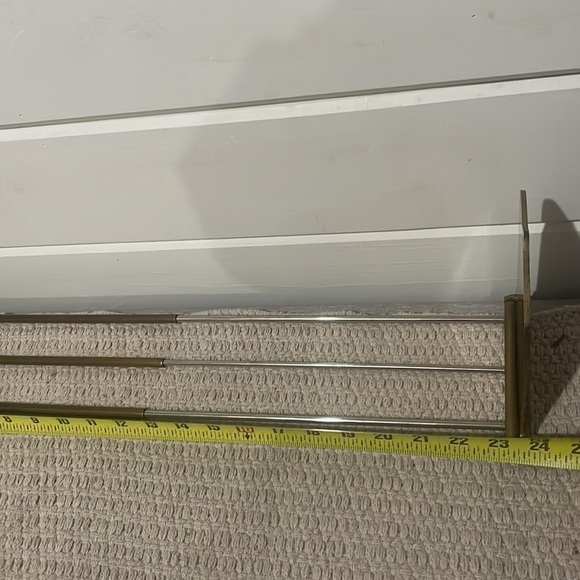 VINTAGE‎ brass expandable book ends bookends bookend - Picture 7 of 8